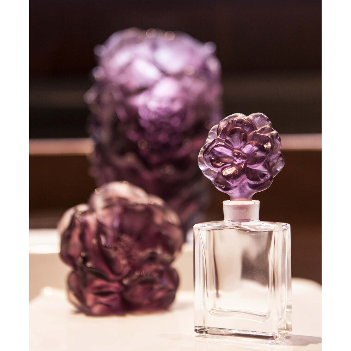 Daum Camelia Perfume Bottle Purple, alternate view