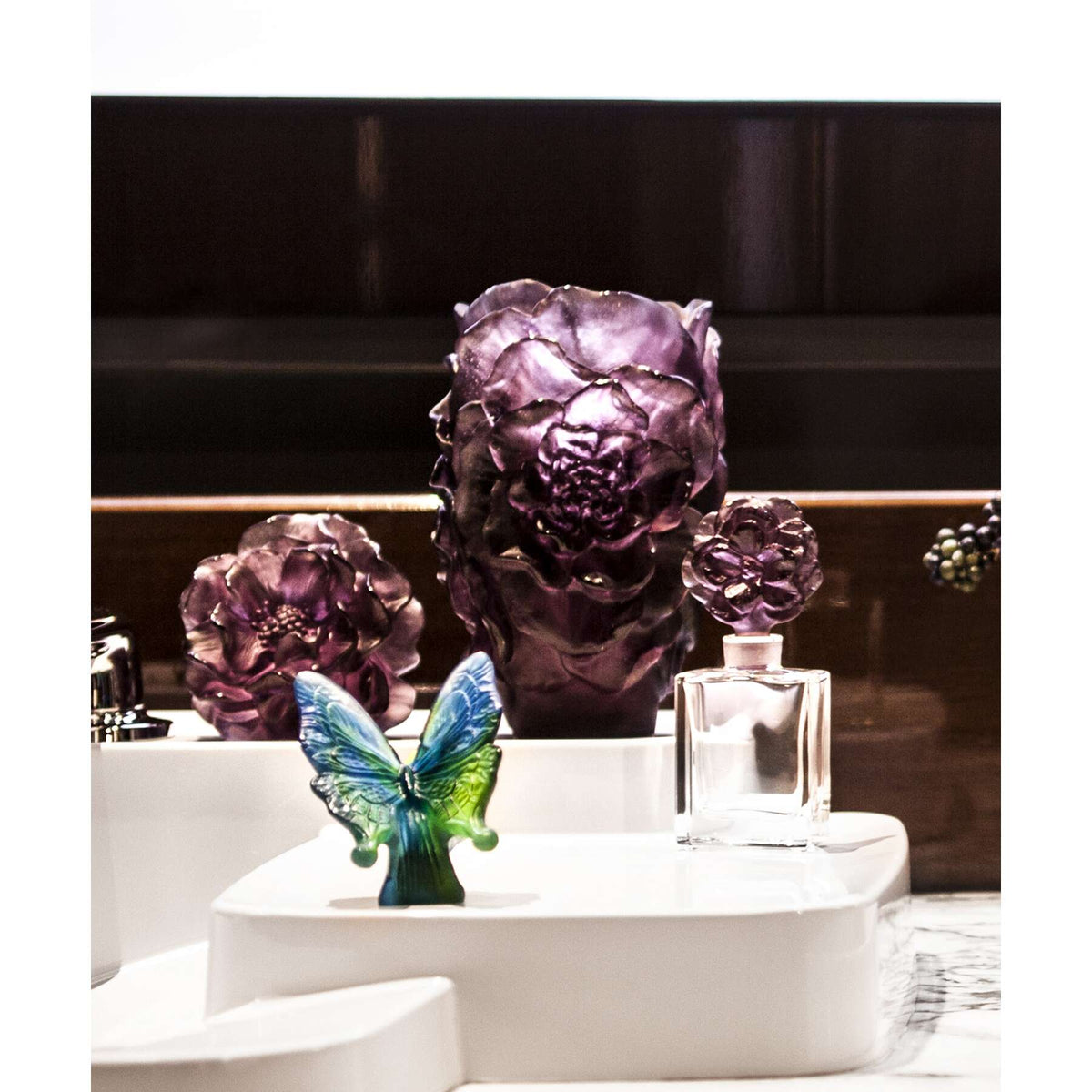 Daum Camelia Perfume Bottle Purple, alternate view
