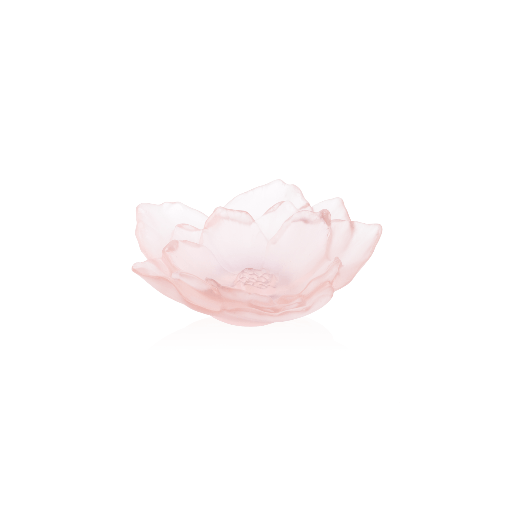 Daum Camelia Small Bowl Vase — Pink