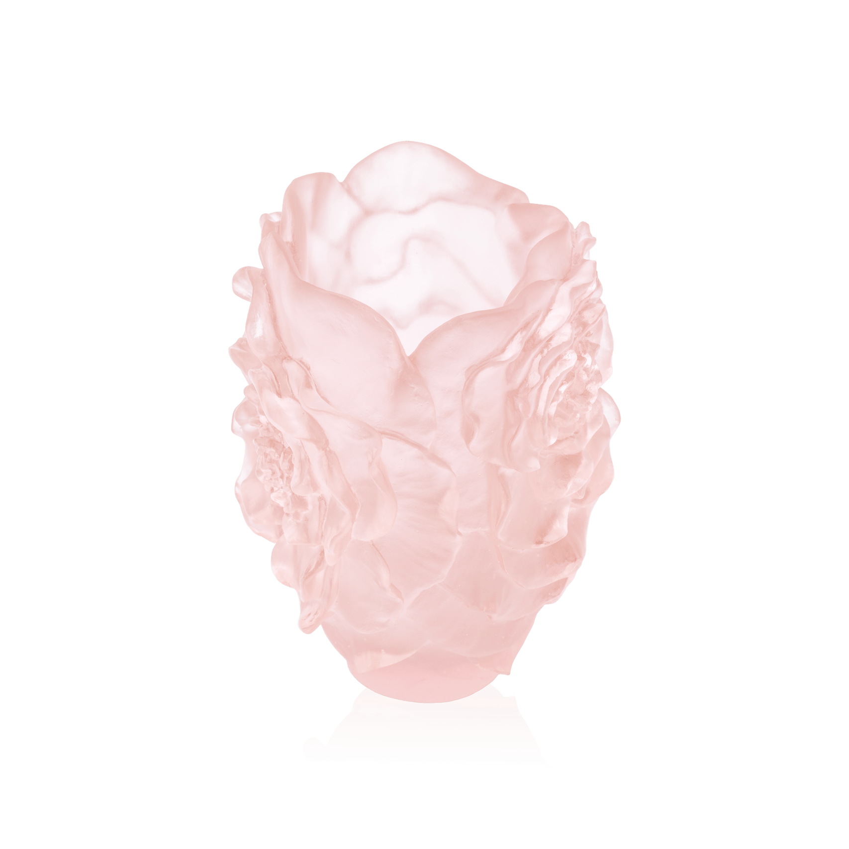 Daum Camelia Small Vase — Pink
