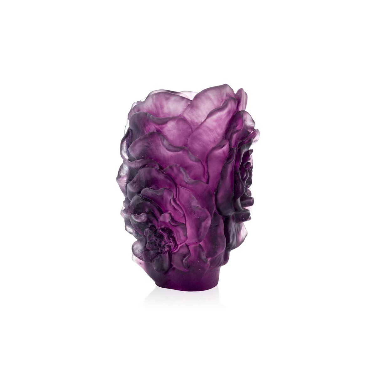 Daum Camelia Small Vase – Purple, alternate view