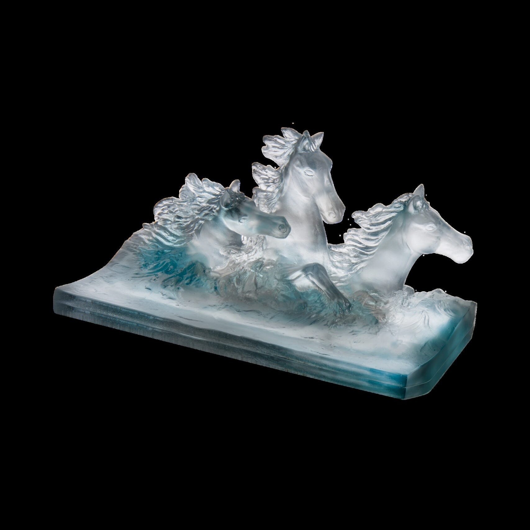 Daum Cavalcade Pencil Tray — Blue grey