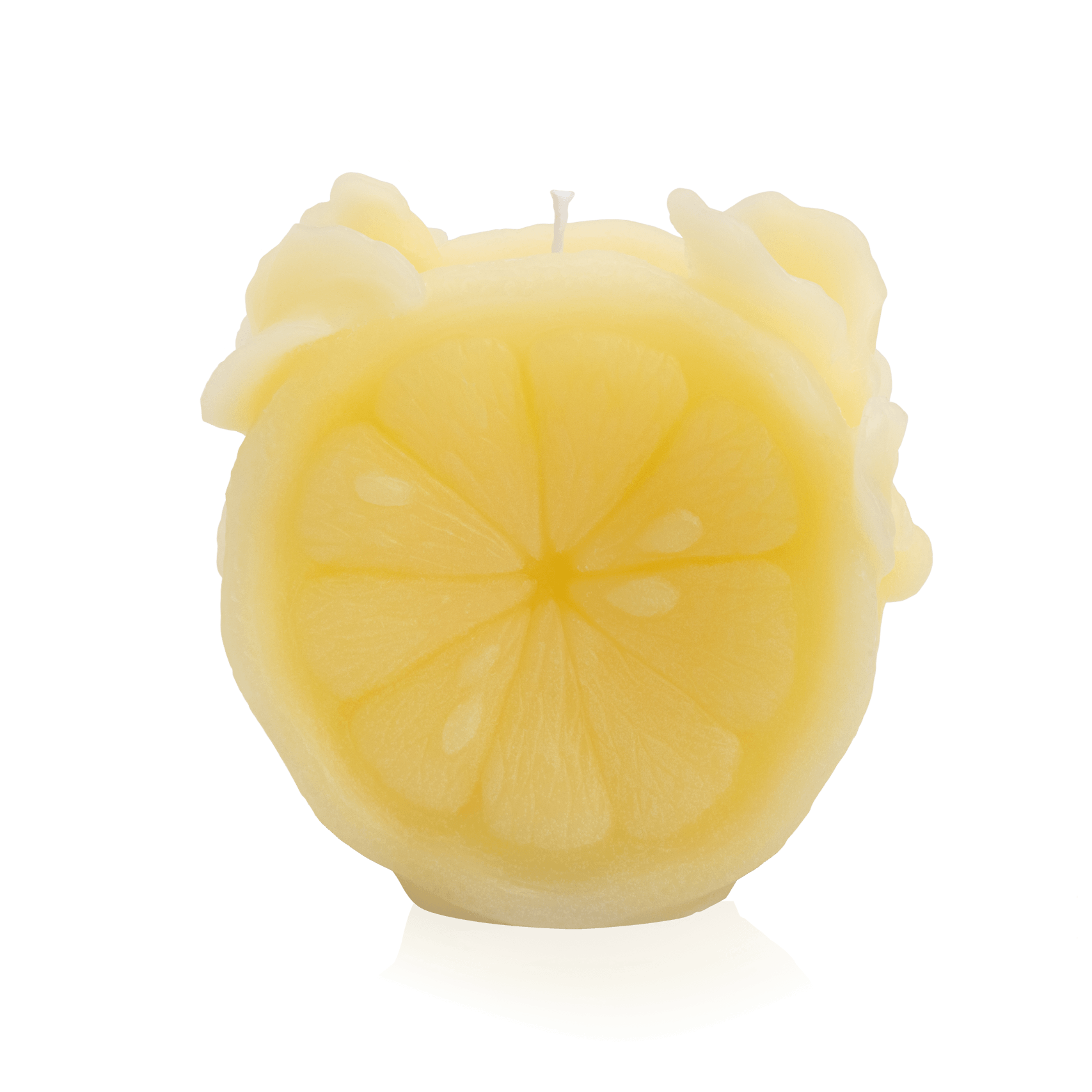 Daum Citrus Candle Candleholder — Yellow