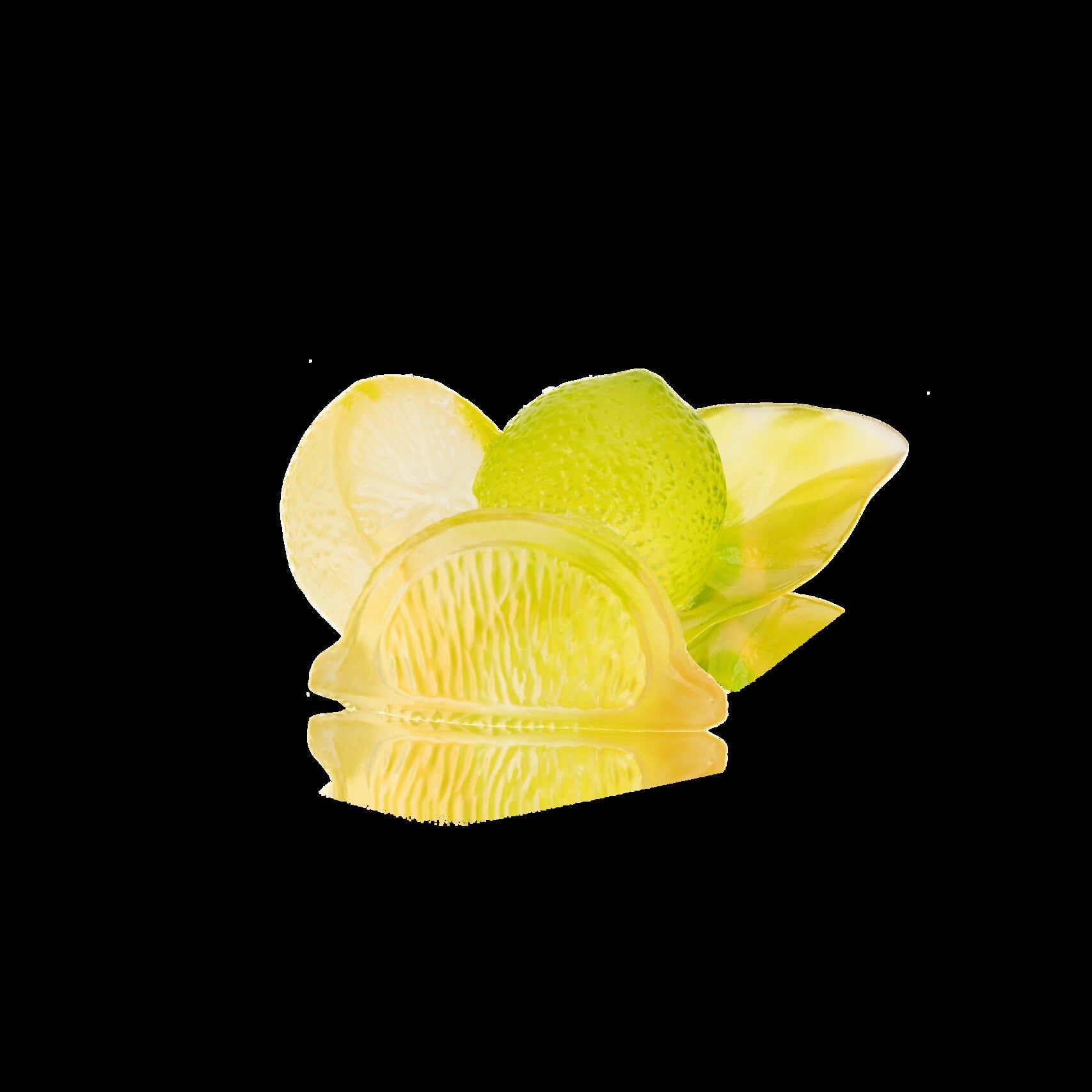 Daum Citrus Decorative Arrangement Sculpture
