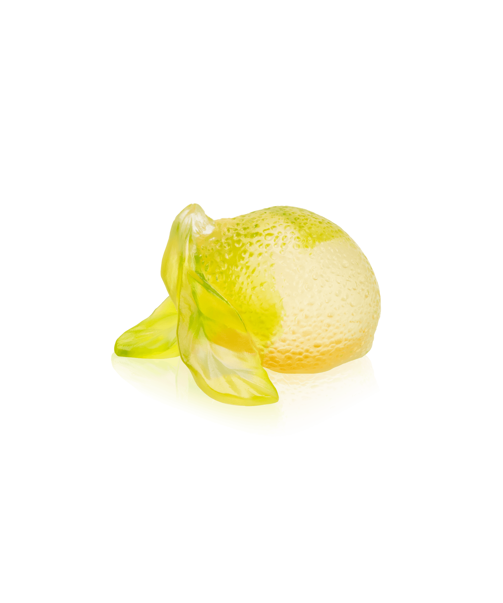 Daum Citrus Decorative Lemon Sculpture