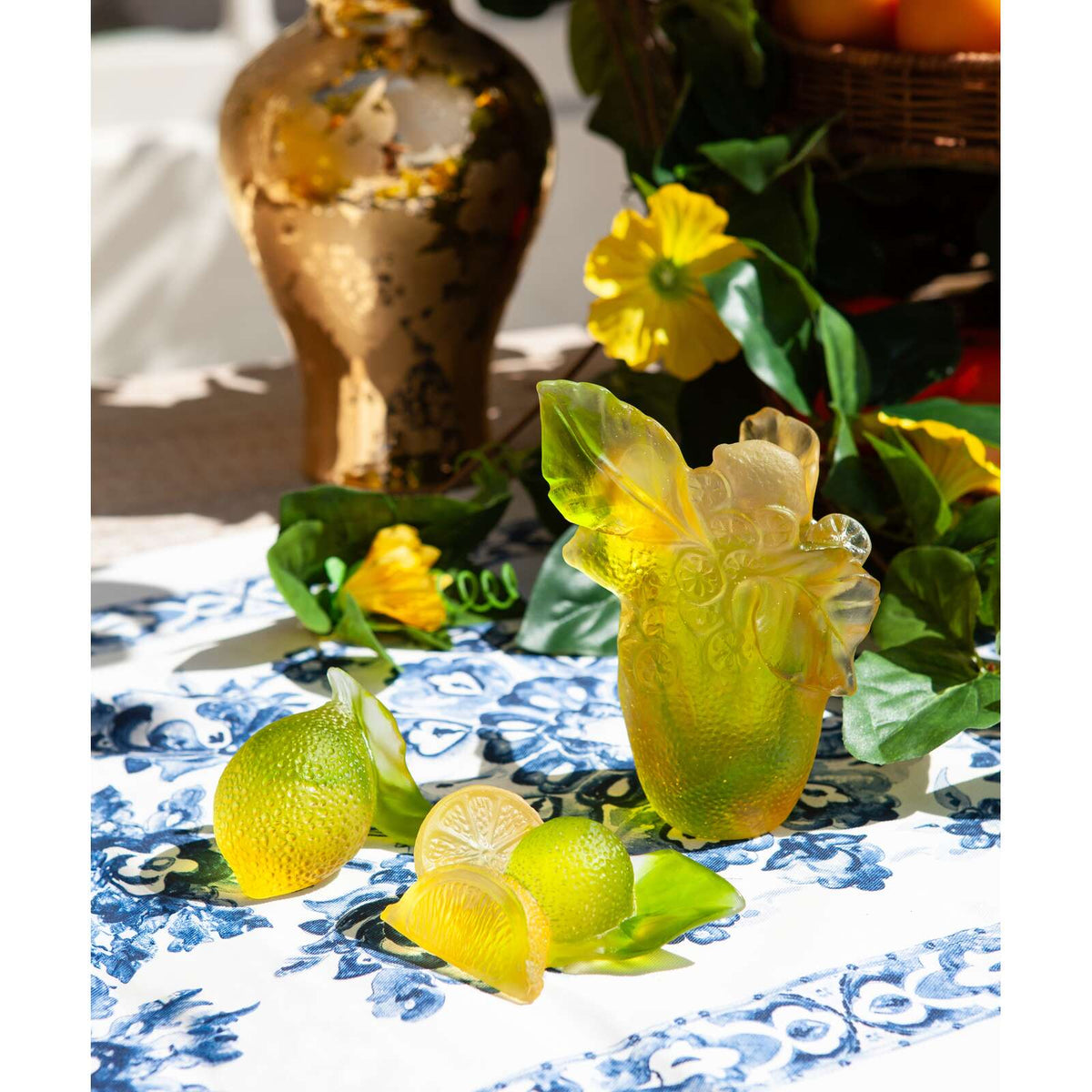 Daum Citrus Decorative Lemon Sculpture, alternate view