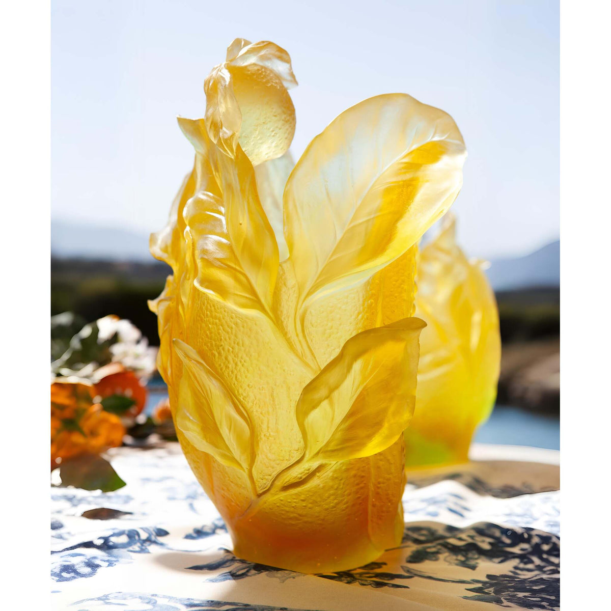 Daum Citrus Large Vase 175ex, alternate view