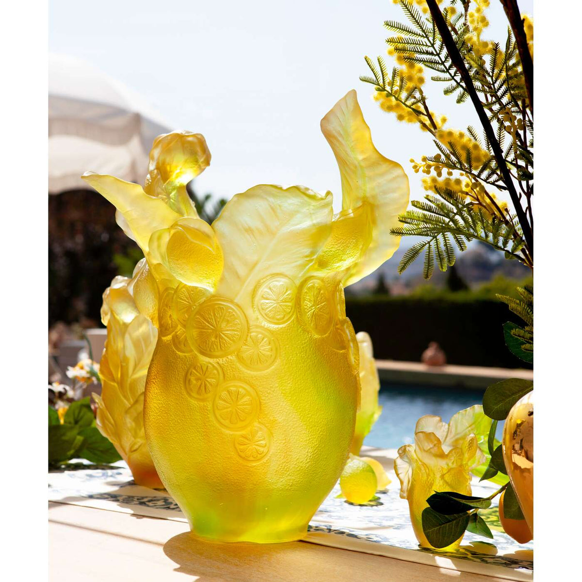 Daum Citrus Magnum Vase 99ex, alternate view