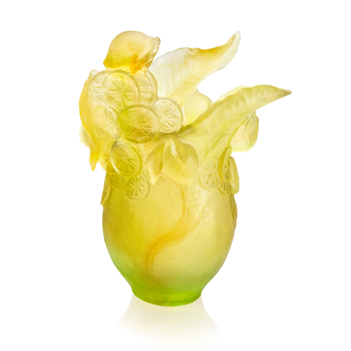 Daum Citrus Magnum Vase 99ex, alternate view
