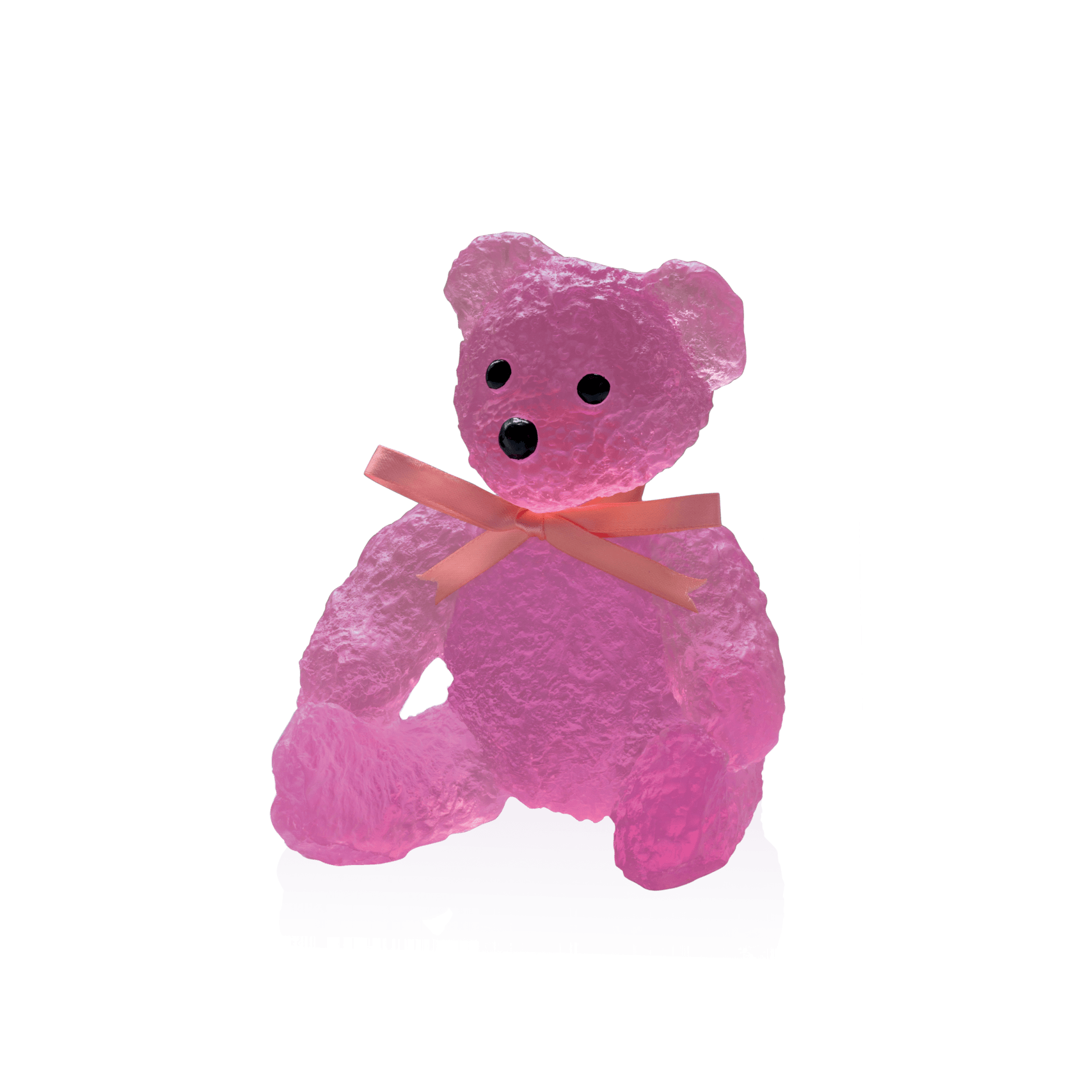 Daum Doudours By Serge Mansau 375ex Sculpture — Pink