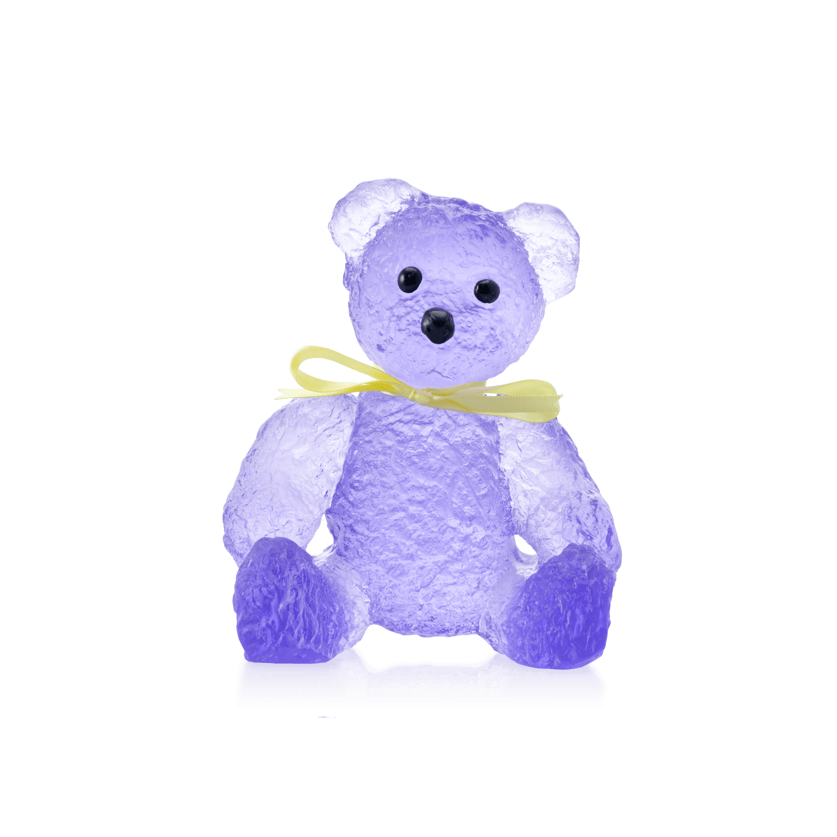 Daum Doudours By Serge Mansau 375ex Sculpture — Purple