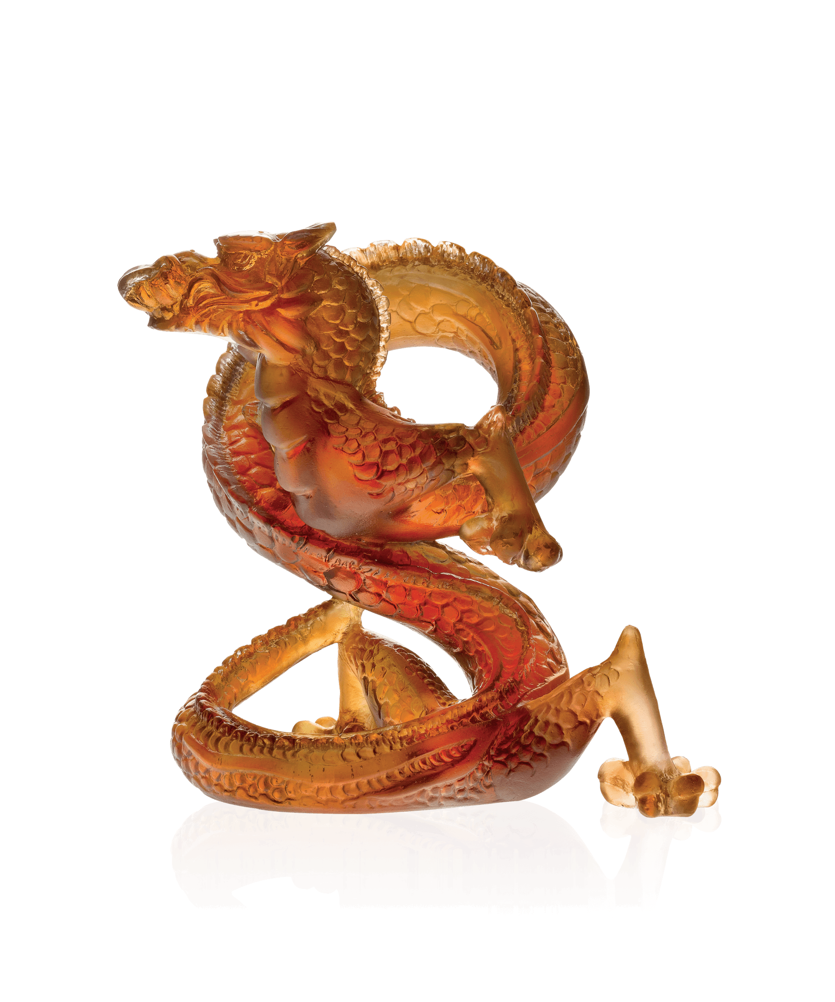 Daum Dragon Eight Sculpture