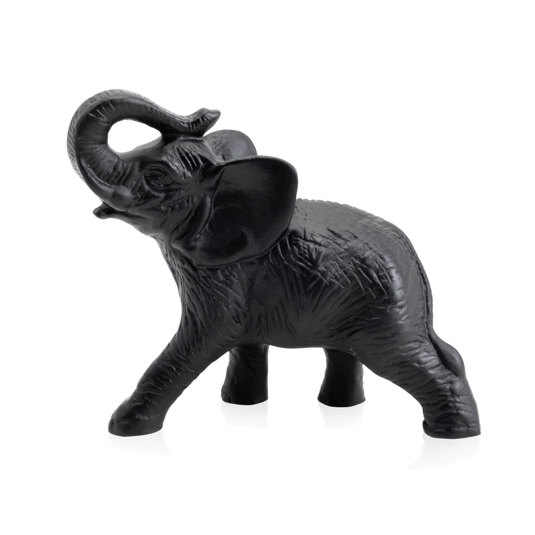 Daum Elephant Sculpture — Black