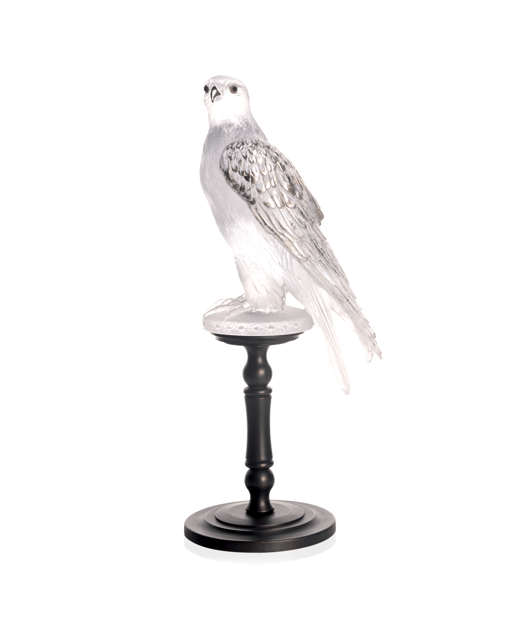 Daum Faucon Gerfaut By Madeleine Van Der Knoop Sculpture β White 50ex