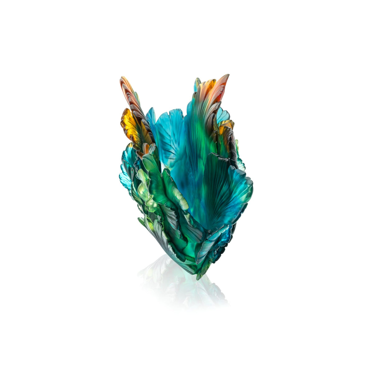 Daum Fleur De Paon Vase, alternate view