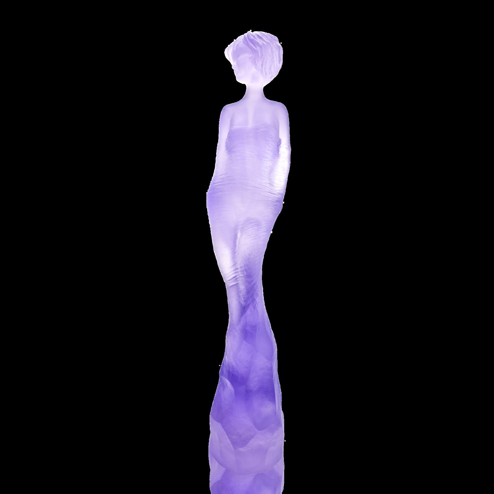 Daum Galatéa By Jean Philippe Richard Sculpture — Purple 175ex