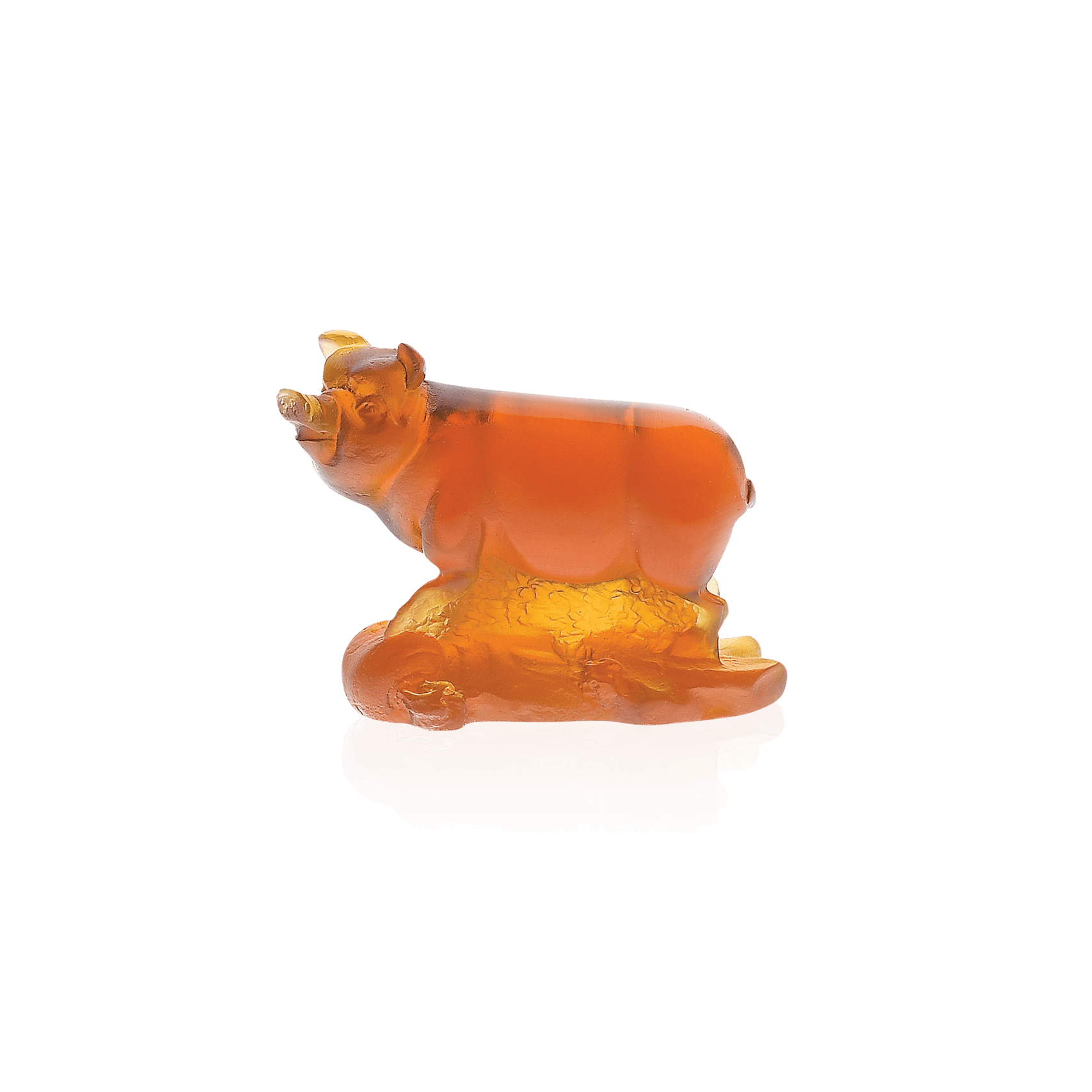 Daum Horoscope Pig Sculpture