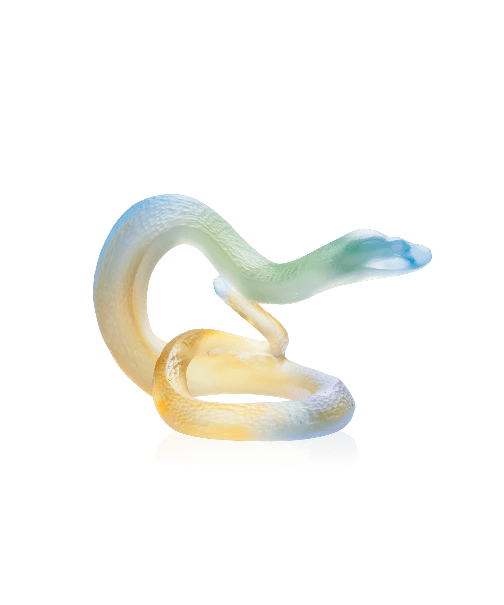 Daum Horoscope Snake Sculpture