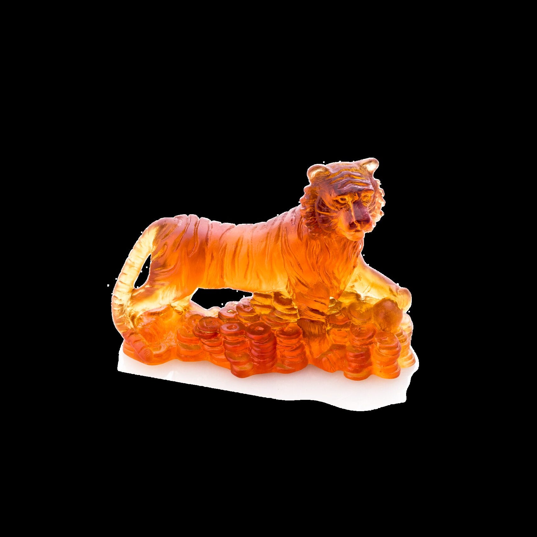 Daum Horoscope Tiger Sculpture