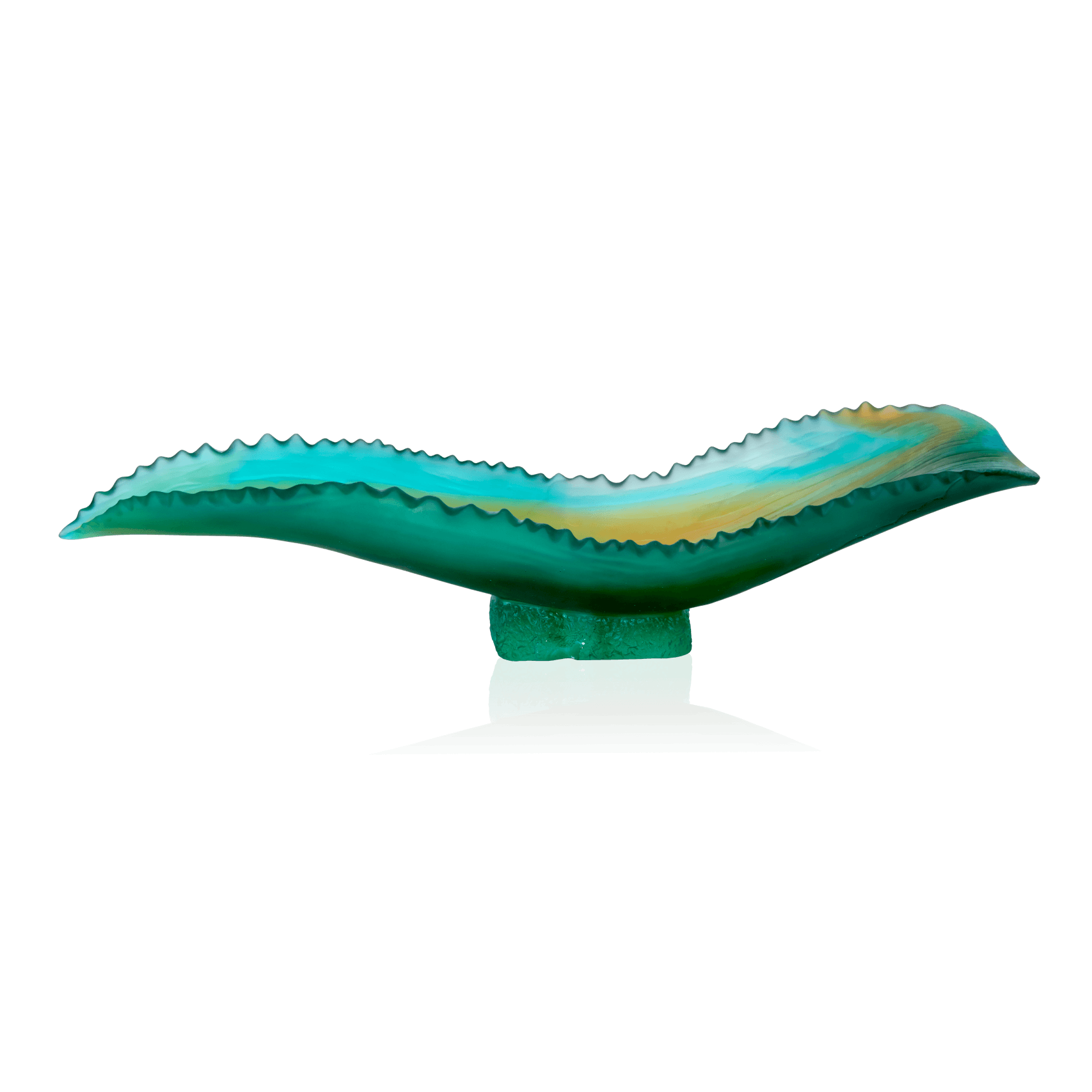 Daum Jardin De Cactus Bowl Green By Emilio Robba