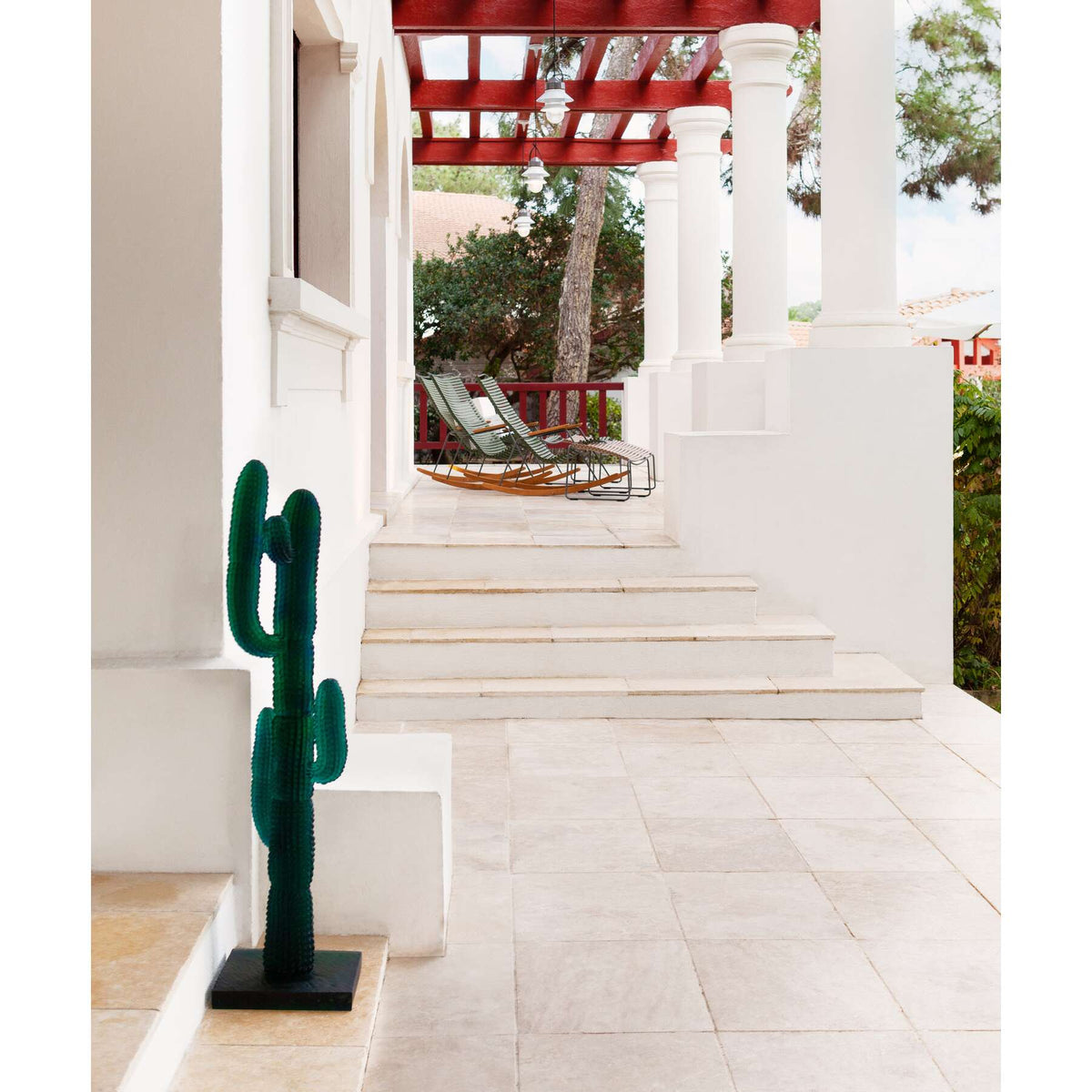 Daum Jardin De Cactus XL Cactus Green By Emilio Robba 125ex Sculpture, alternate view