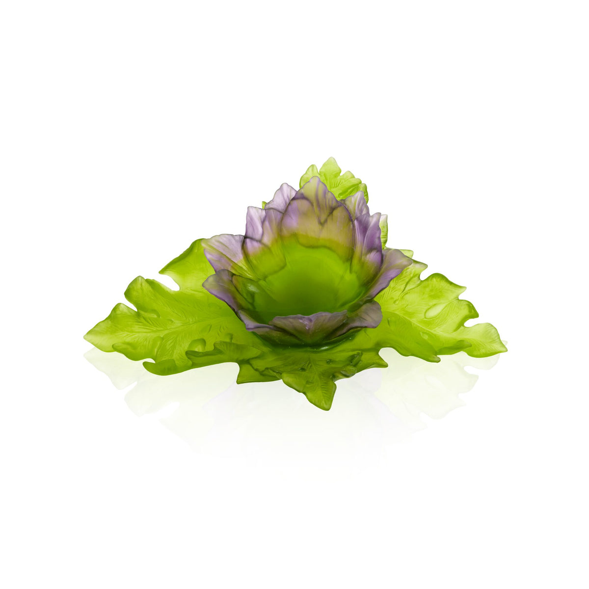 Daum Jardin De Lotus Duo Centerpiece 175ex Sculpture, lifestyle view