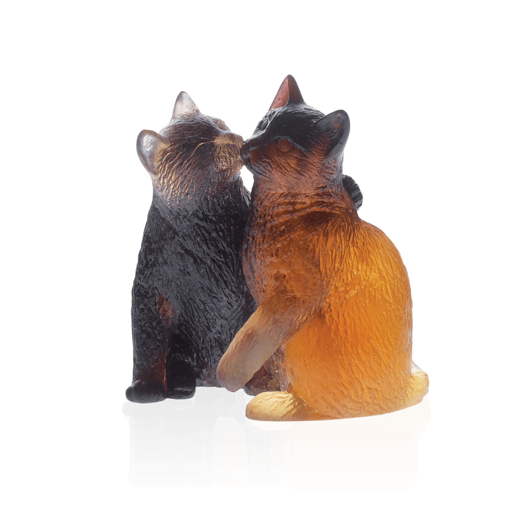 Daum Kittens Sculpture