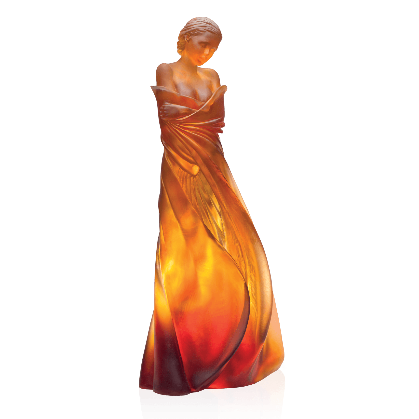 Daum L'hiver En Soi By Marie Paule Deville Chabrolle 125ex Sculpture — Amber