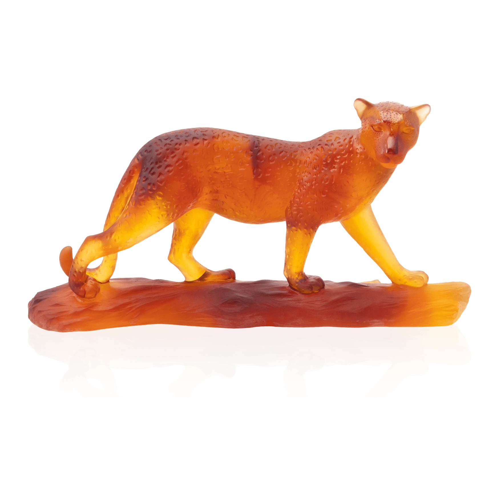 Daum Léopard Leopard Sculpture 500ex — Tropical