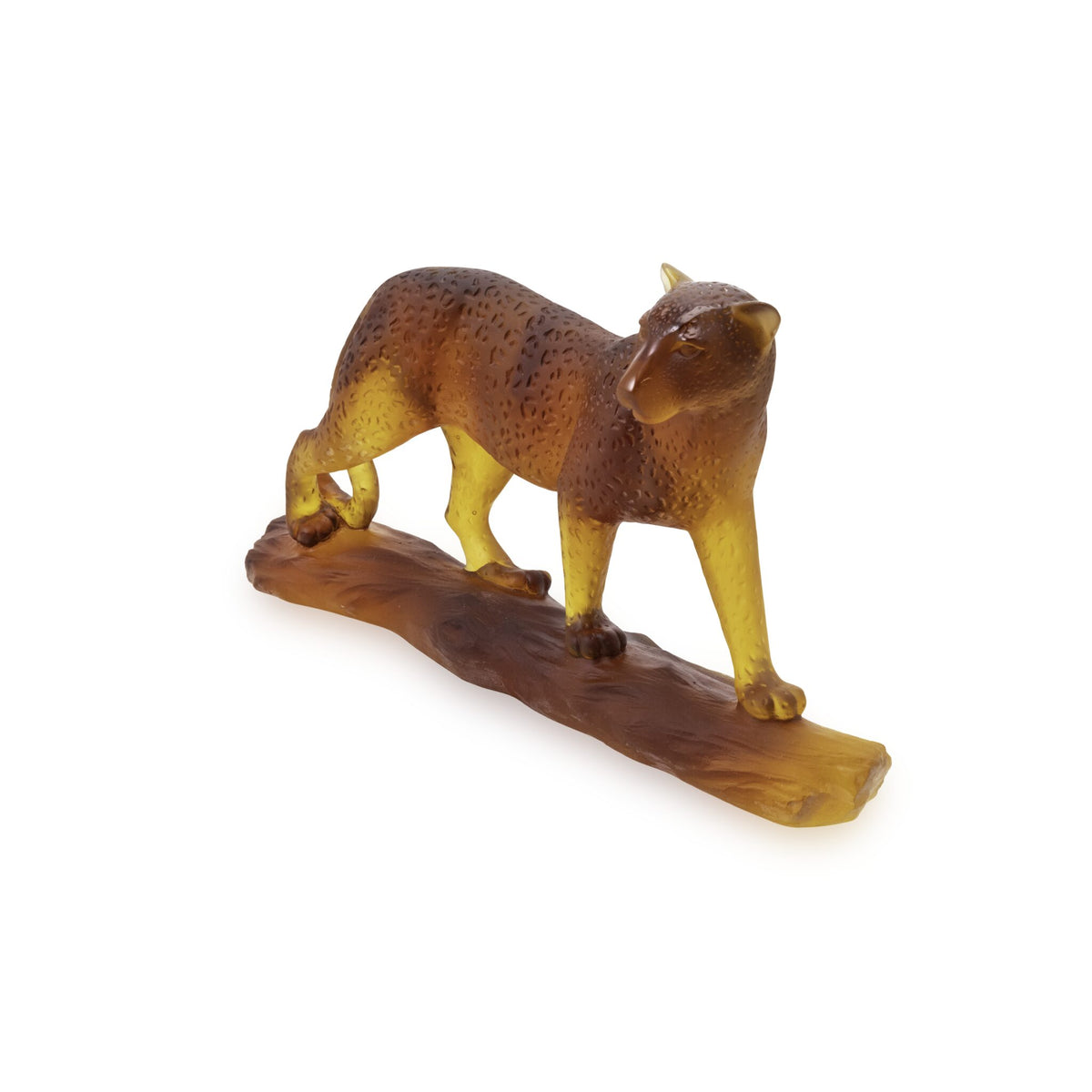 Daum Léopard Leopard Sculpture 500ex – Tropical, alternate view