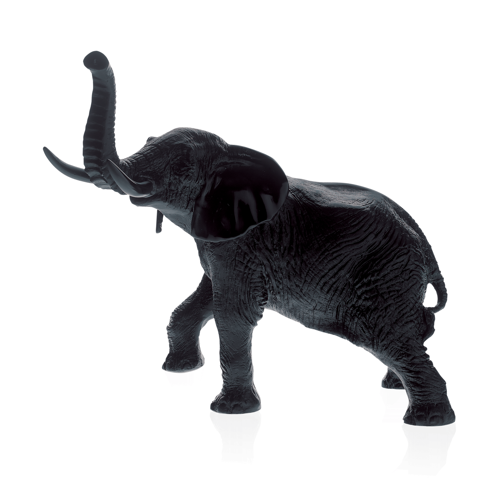 Daum Large Elephant By Jean François Leroy Sculpture — Black 1000ex
