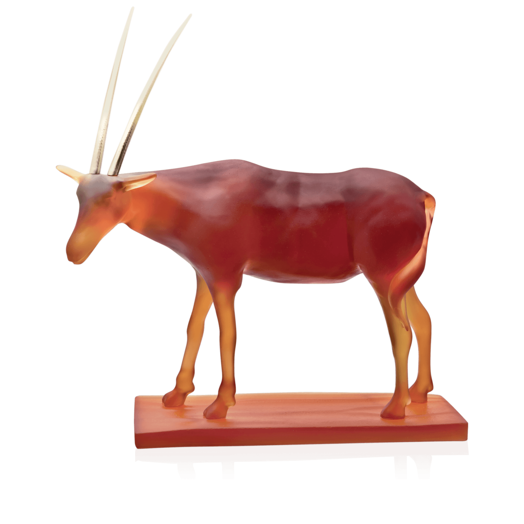 Daum Large Oryx By Hicham Lahlou 99ex Sculpture
