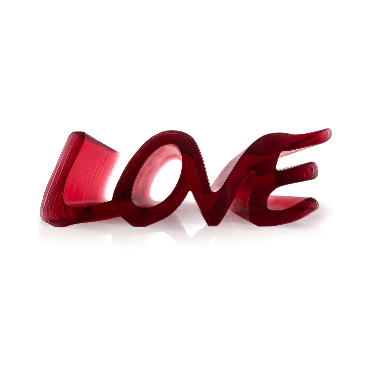Daum Large True Love Red Sculpture