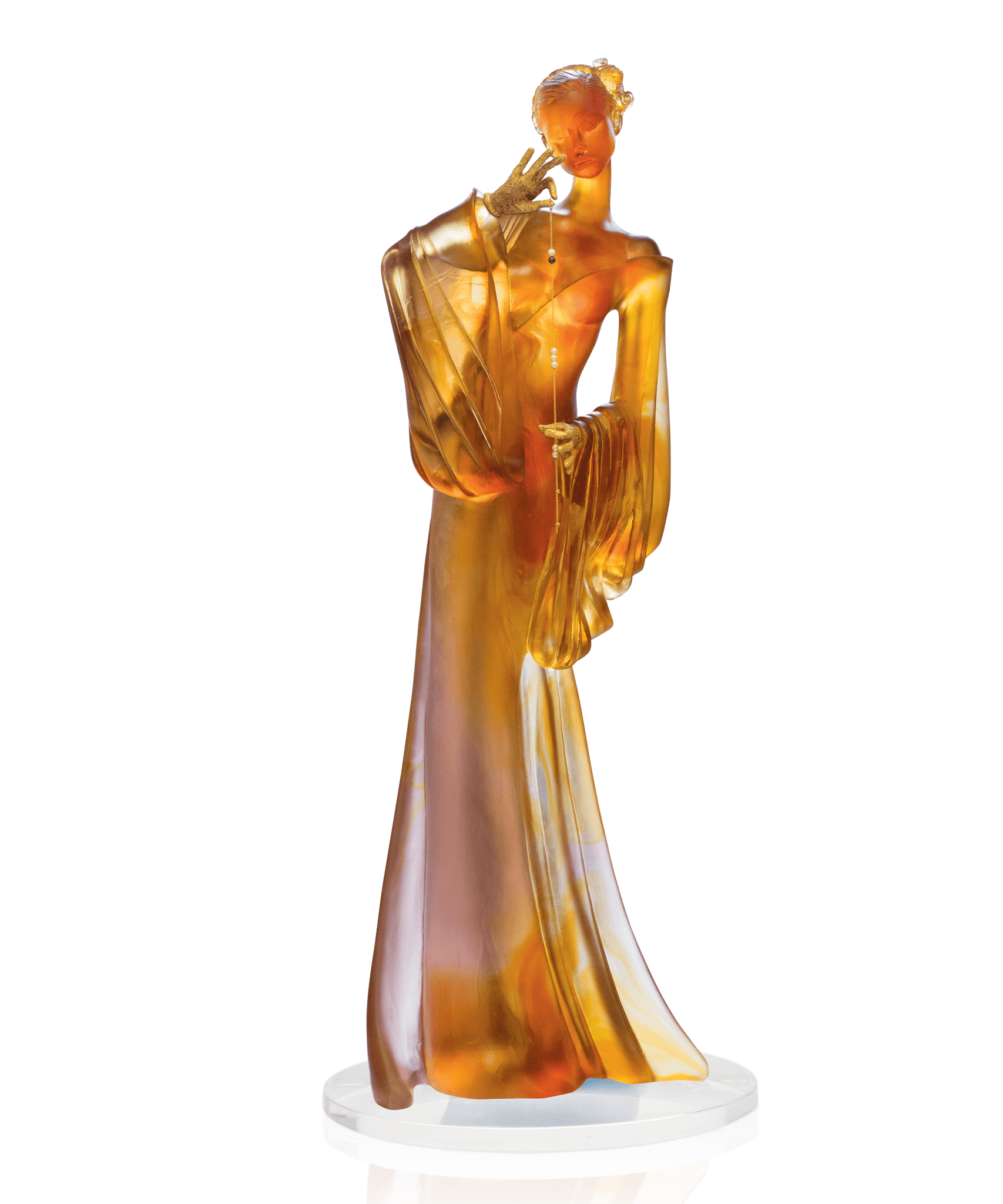 Daum Les 7 Perles By Marie-Paule Deville-Chabrolle 75ex Sculpture