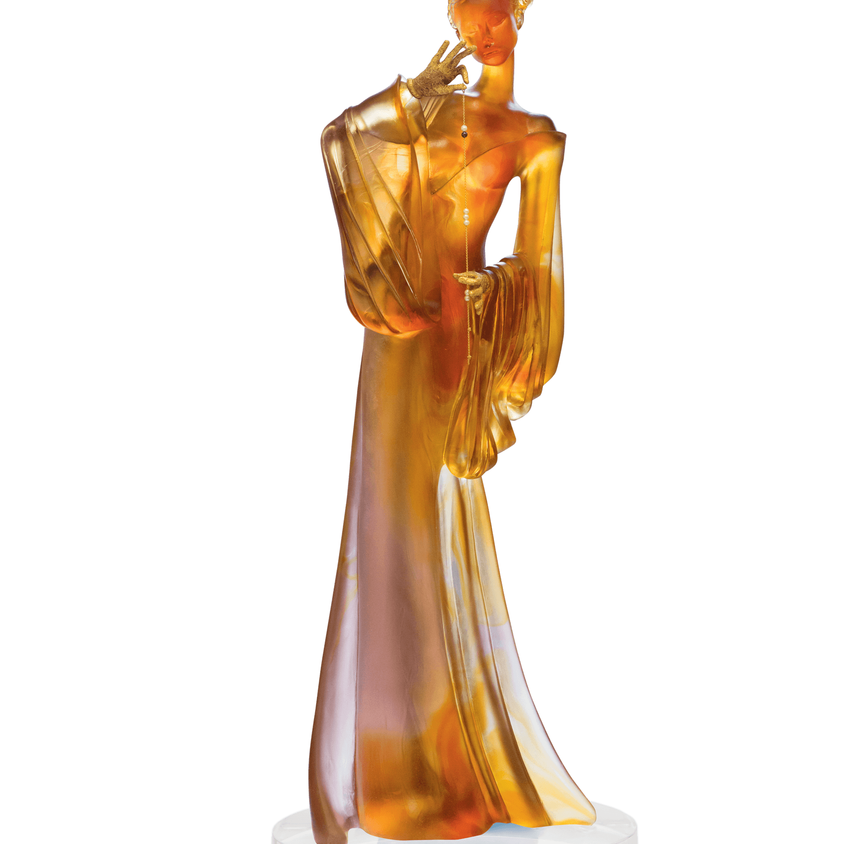 Daum Les 7 Perles By Marie-Paule Deville-Chabrolle 75ex Sculpture