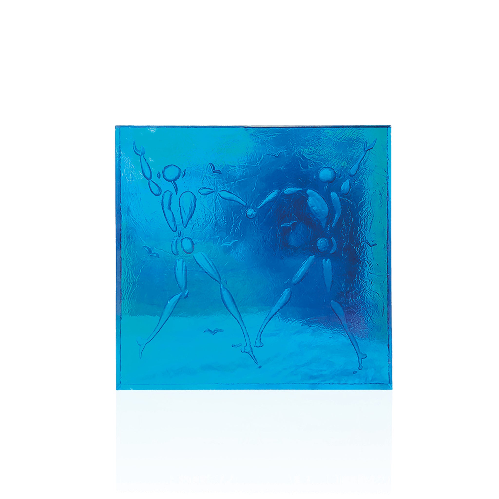 Daum Love Dance By Jérôme Mesnager Sculpture — Blue 8ex
