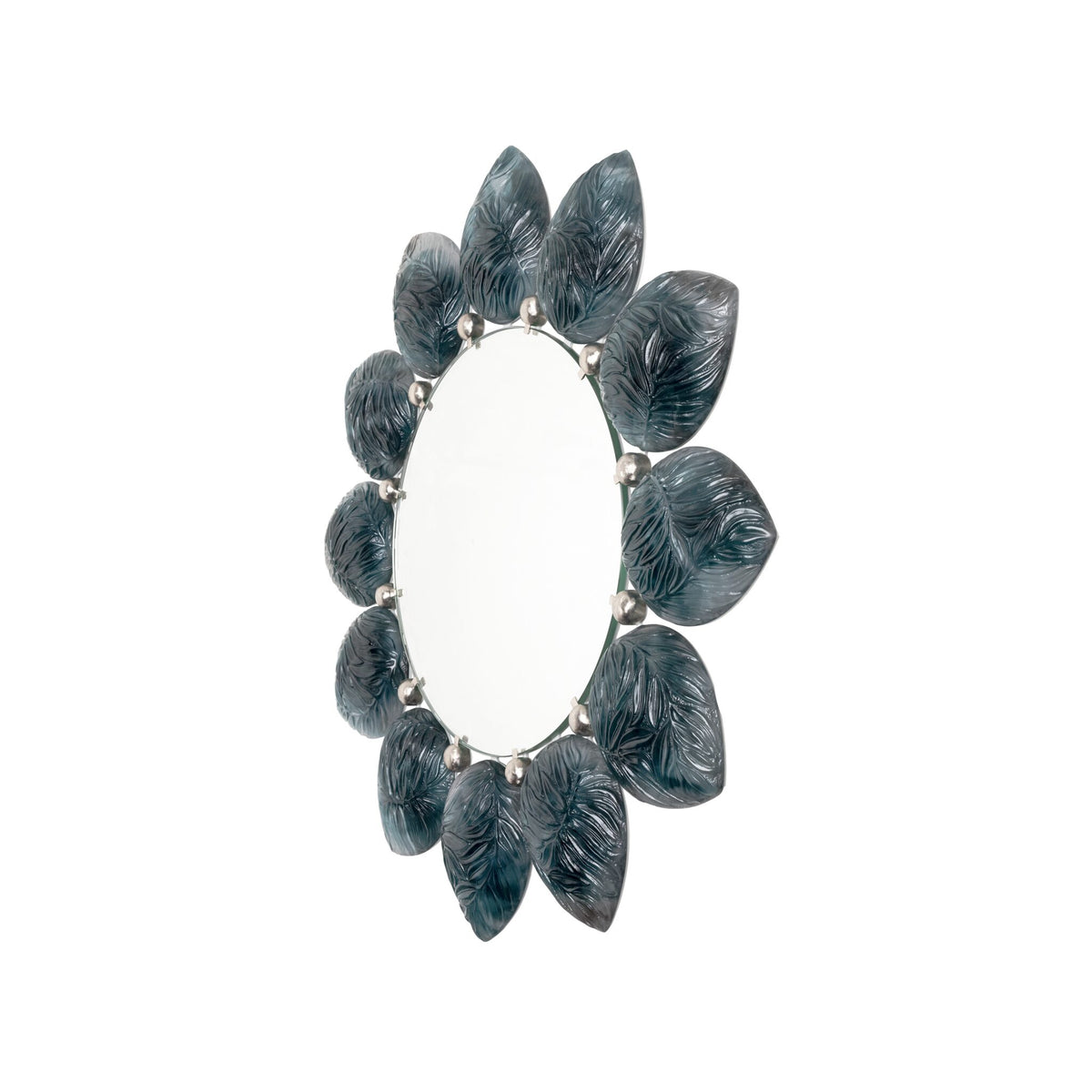 Daum Mélodie Mirror By Jacques Hurel 25ex – Blue grey, alternate view
