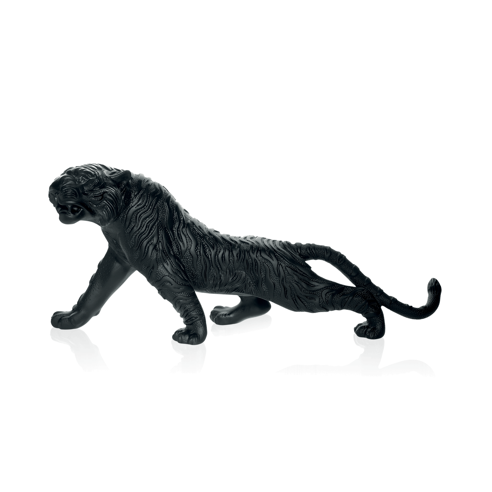 Daum Magnum Bengal Tiger 88ex Sculpture — Black
