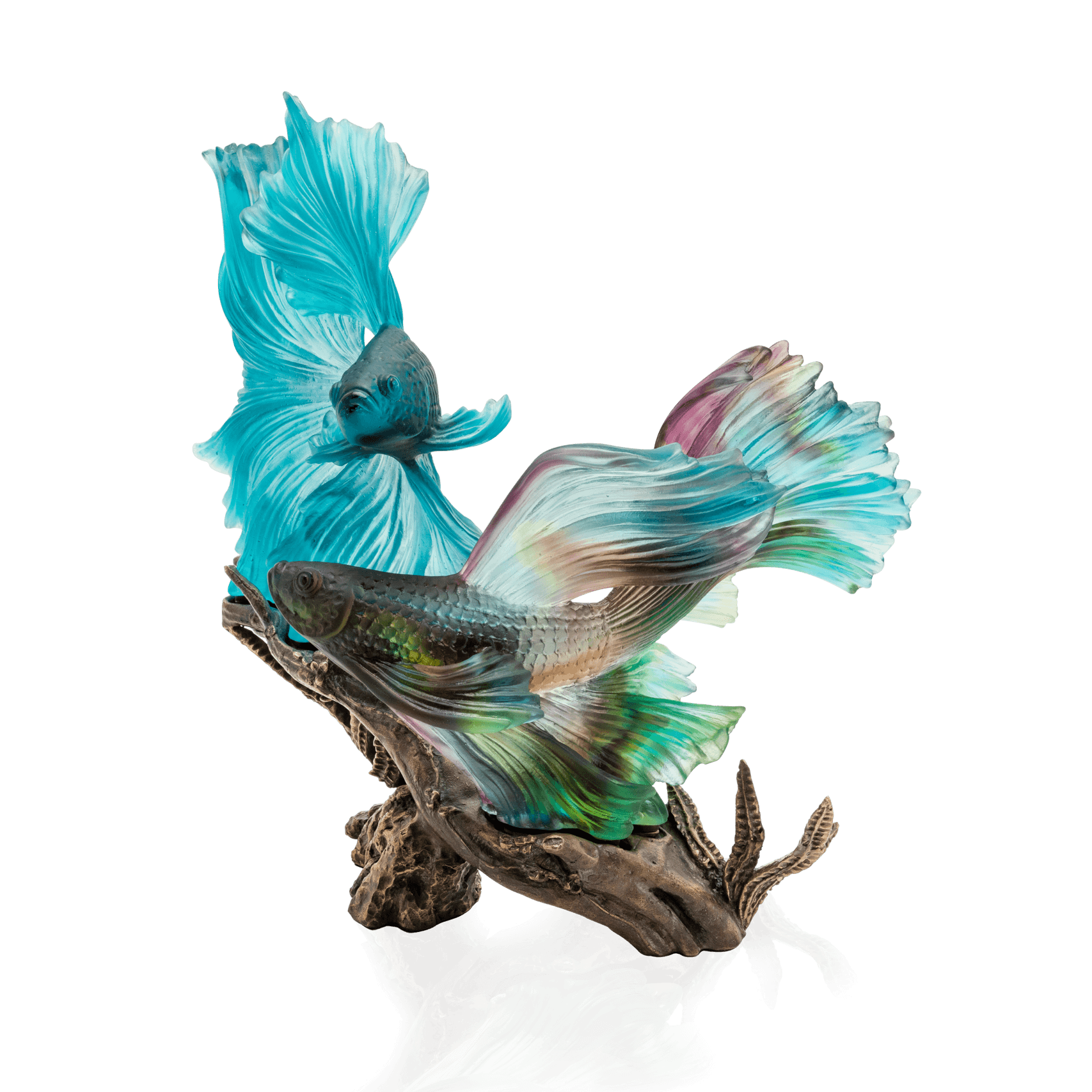 Daum Mer De Corail La Danse Des Combattants 99ex Sculpture