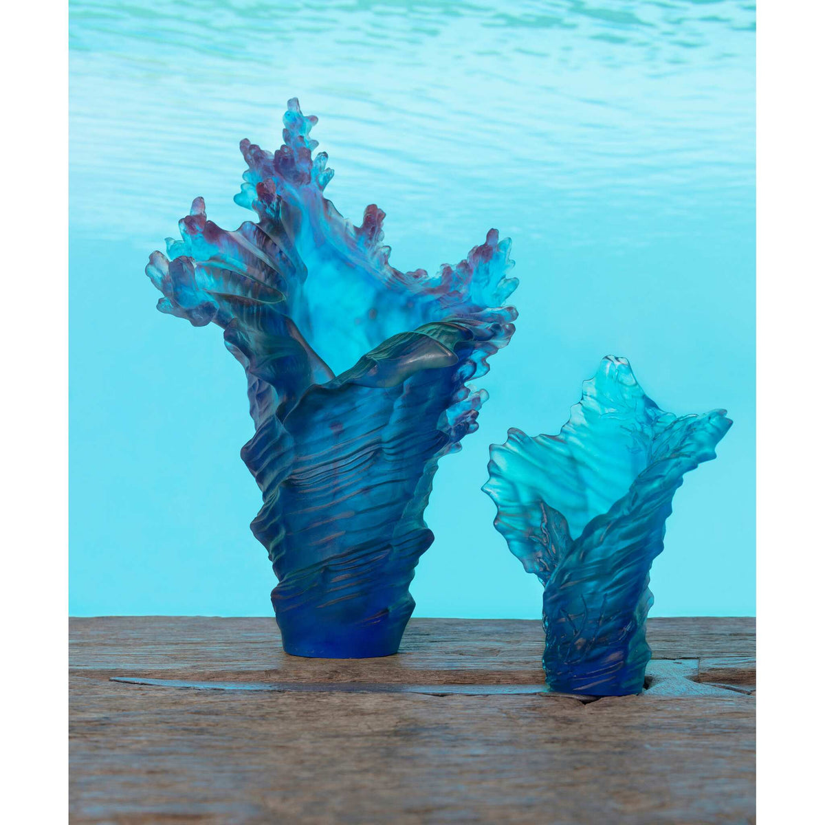 Daum Mer De Corail Medium Vase, alternate view