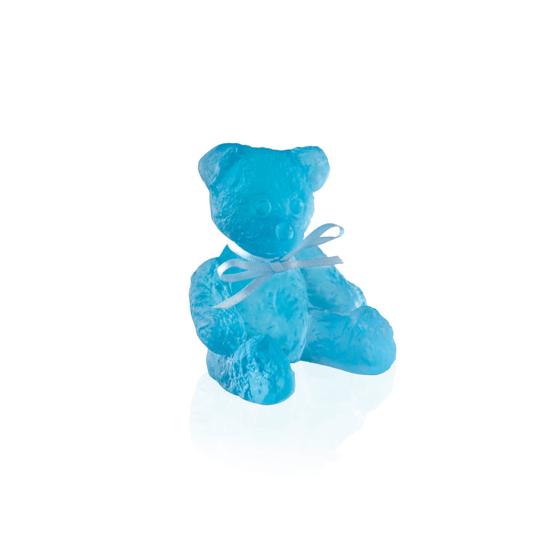 Daum Mini Doudours By Serge Mansau Sculpture — Blue