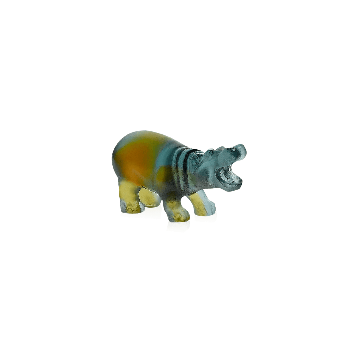 Daum Mini Hippopotamus Sculpture