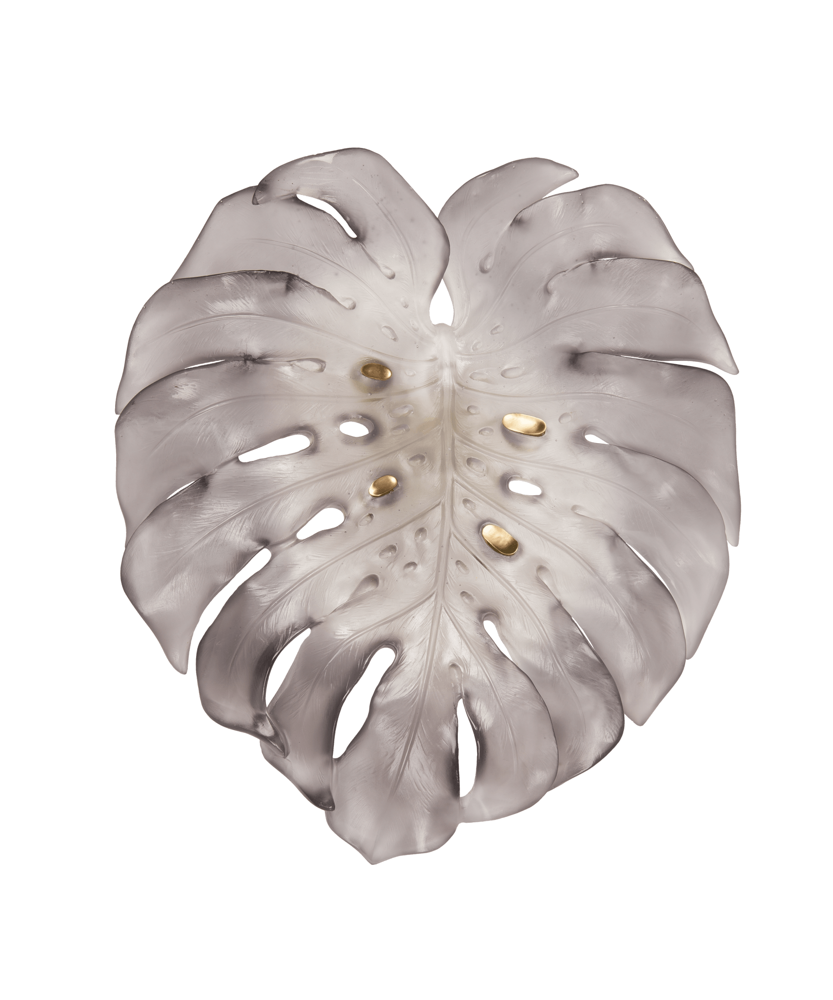 Daum Monstera Large Wall Lamp By Emilio Robba Wall Sconce β Grey