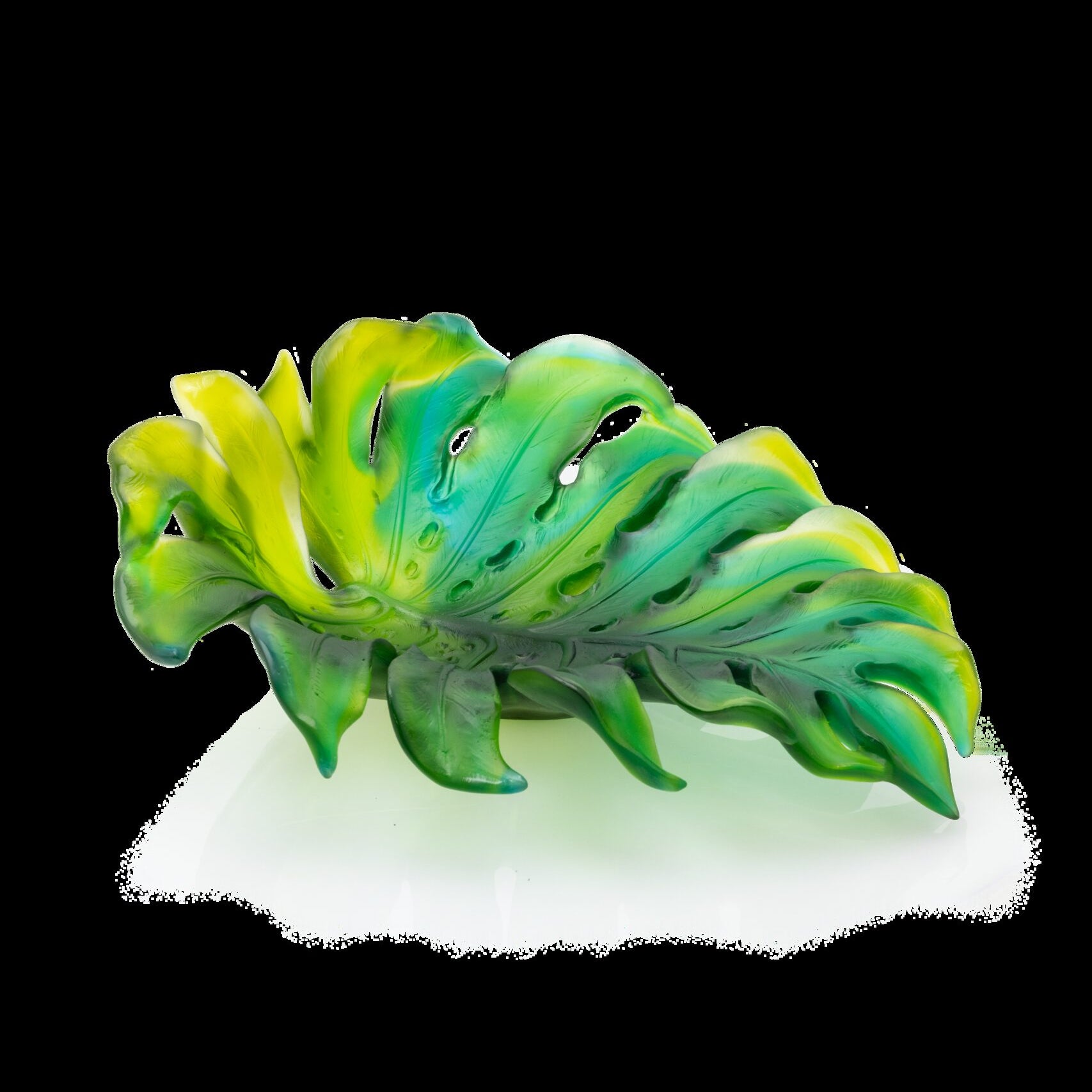 Daum Monstera Medium Bowl By Emilio Robba 375ex