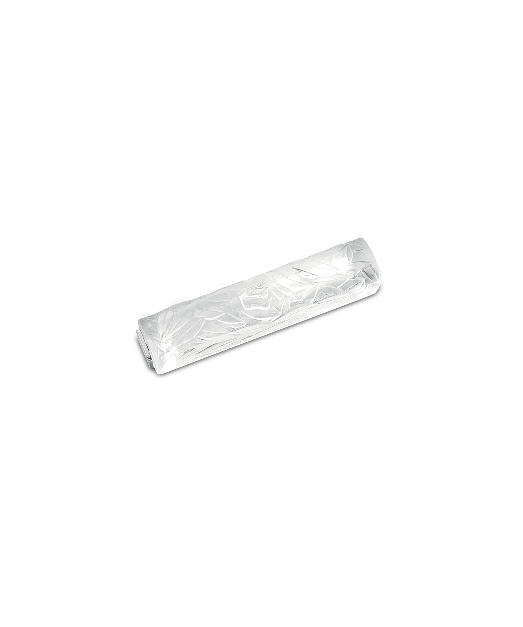 Daum Olive Leaf Mezuzah Sculpture β White