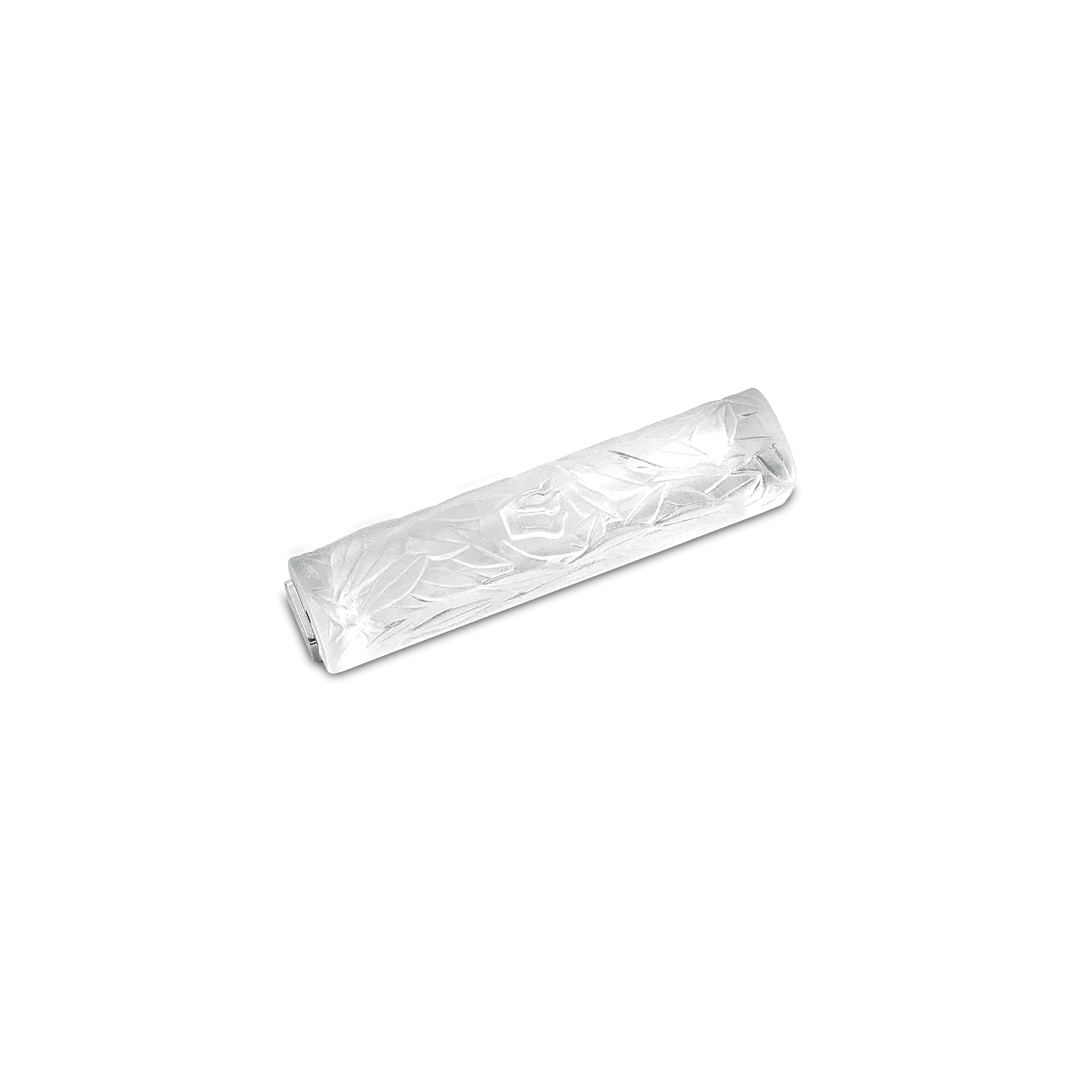 Daum Olive Leaf Mezuzah Sculpture — White