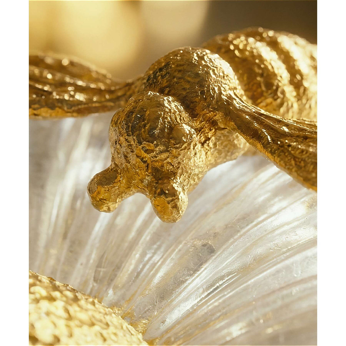 Daum Or D'Abeille Decorative Flower Sculpture, alternate view