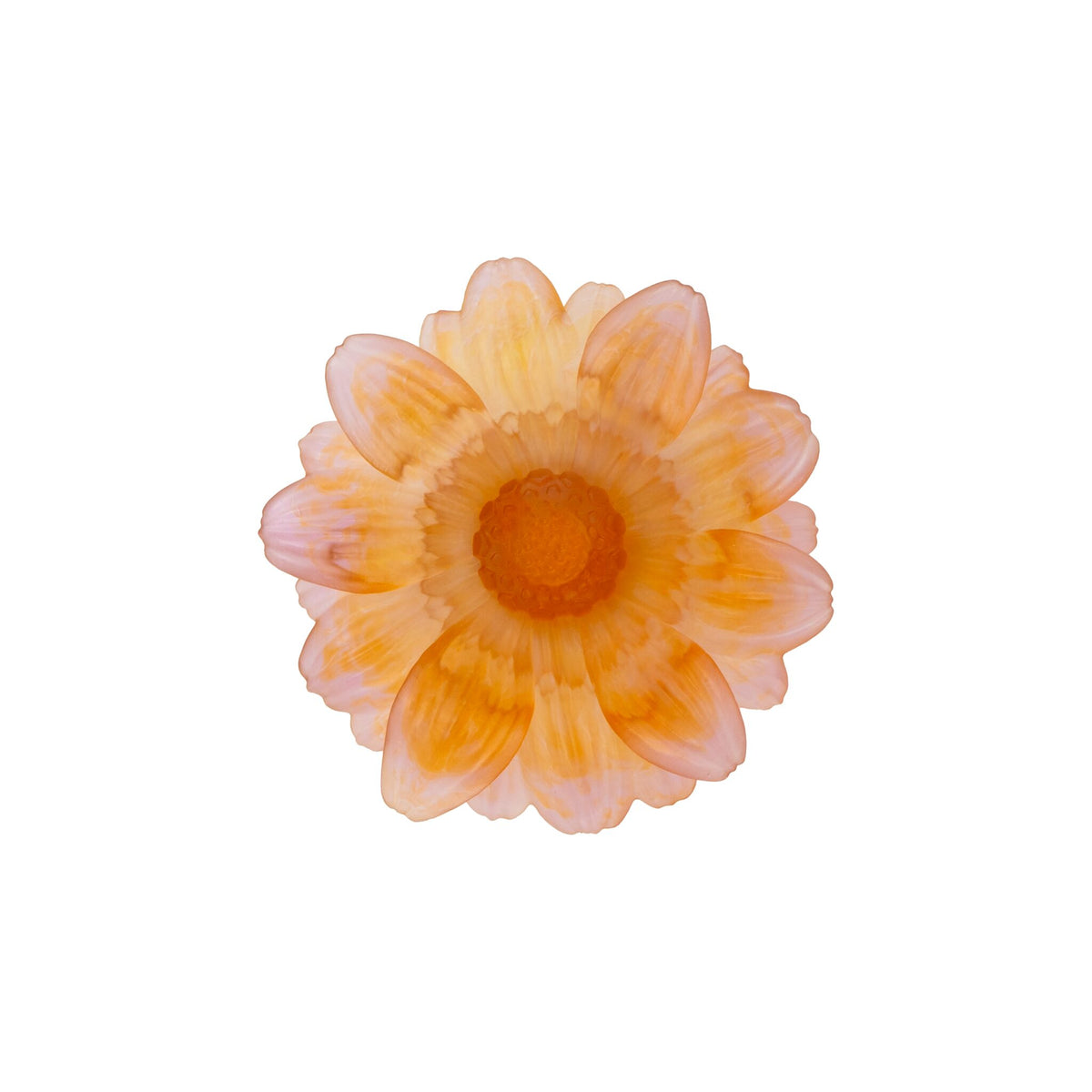 Daum Or D'Abeille Small Presentation Flower Sculpture – Amber pink, alternate view