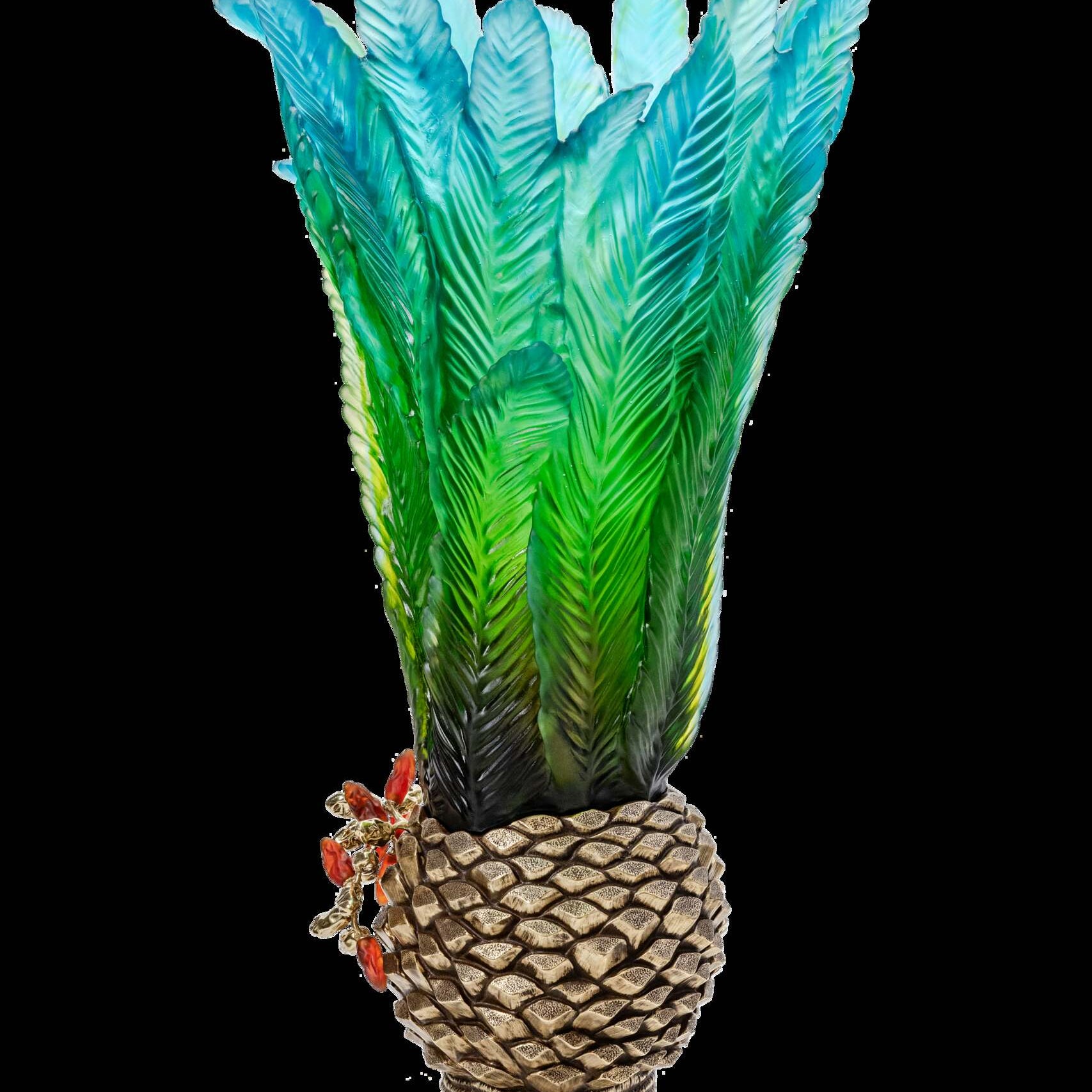 Daum Palm Beach Prestige Vase By Emilio Robba 99ex
