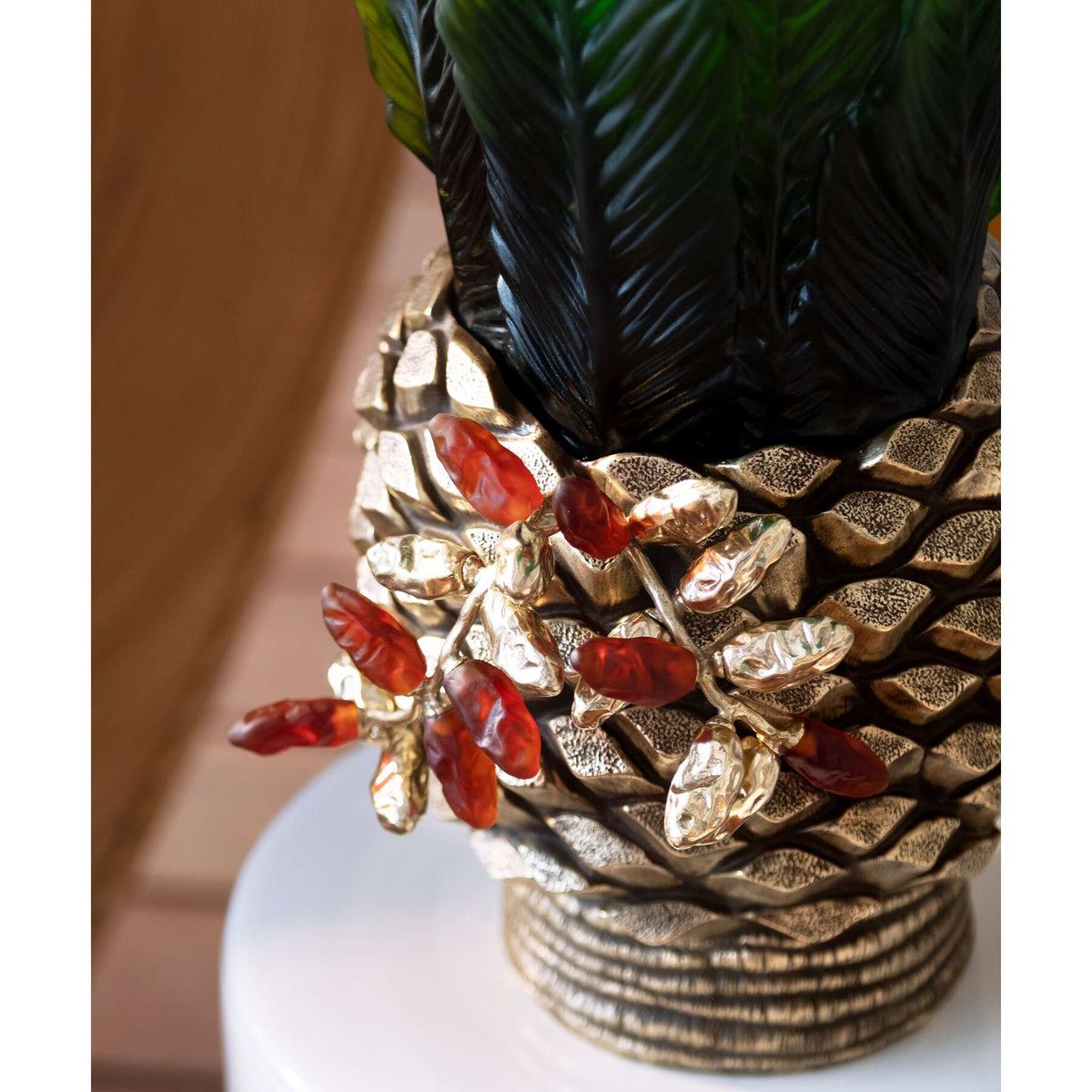 Daum Palm Beach Prestige Vase By Emilio Robba 99ex, alternate view